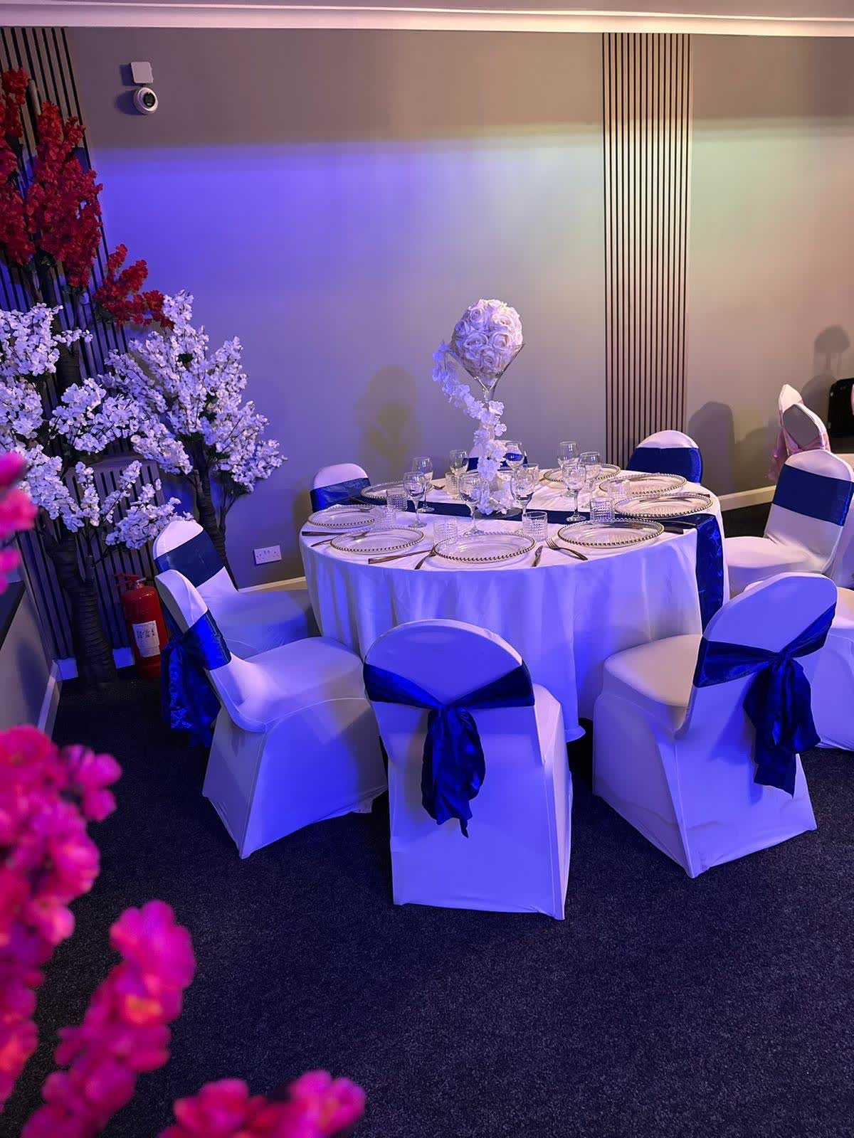 Sala Silver pregătită pentru eveniment
